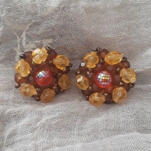Vintage clip earrings